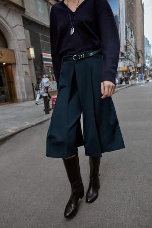 Длинные бермуды с ремнем- Заказать в России