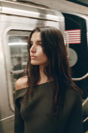 Асимметричный топ в рубчик- Заказать в России