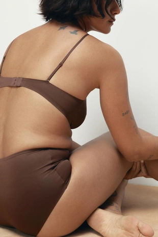 Бралетт из смесового полиамида на бретелях- Заказать в России