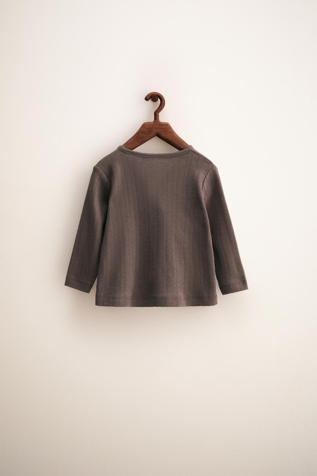 ZARA TIMELESS — ФУТБОЛКА-КИМОНО В ТЕХНИКЕ «ПОИНТЕЛЬ»