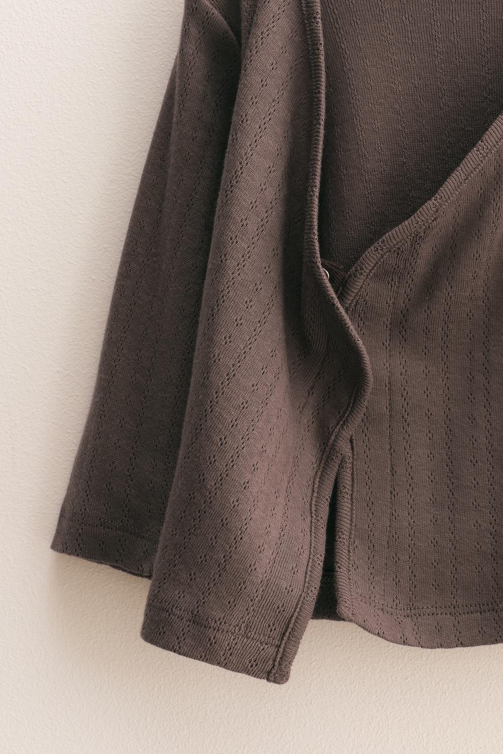 ZARA TIMELESS — ФУТБОЛКА-КИМОНО В ТЕХНИКЕ «ПОИНТЕЛЬ»
