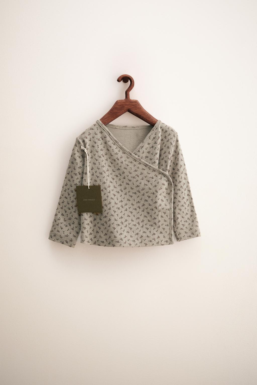 ZARA TIMELESS — ФУТБОЛКА-КИМОНО В ТЕХНИКЕ «ПОИНТЕЛЬ»