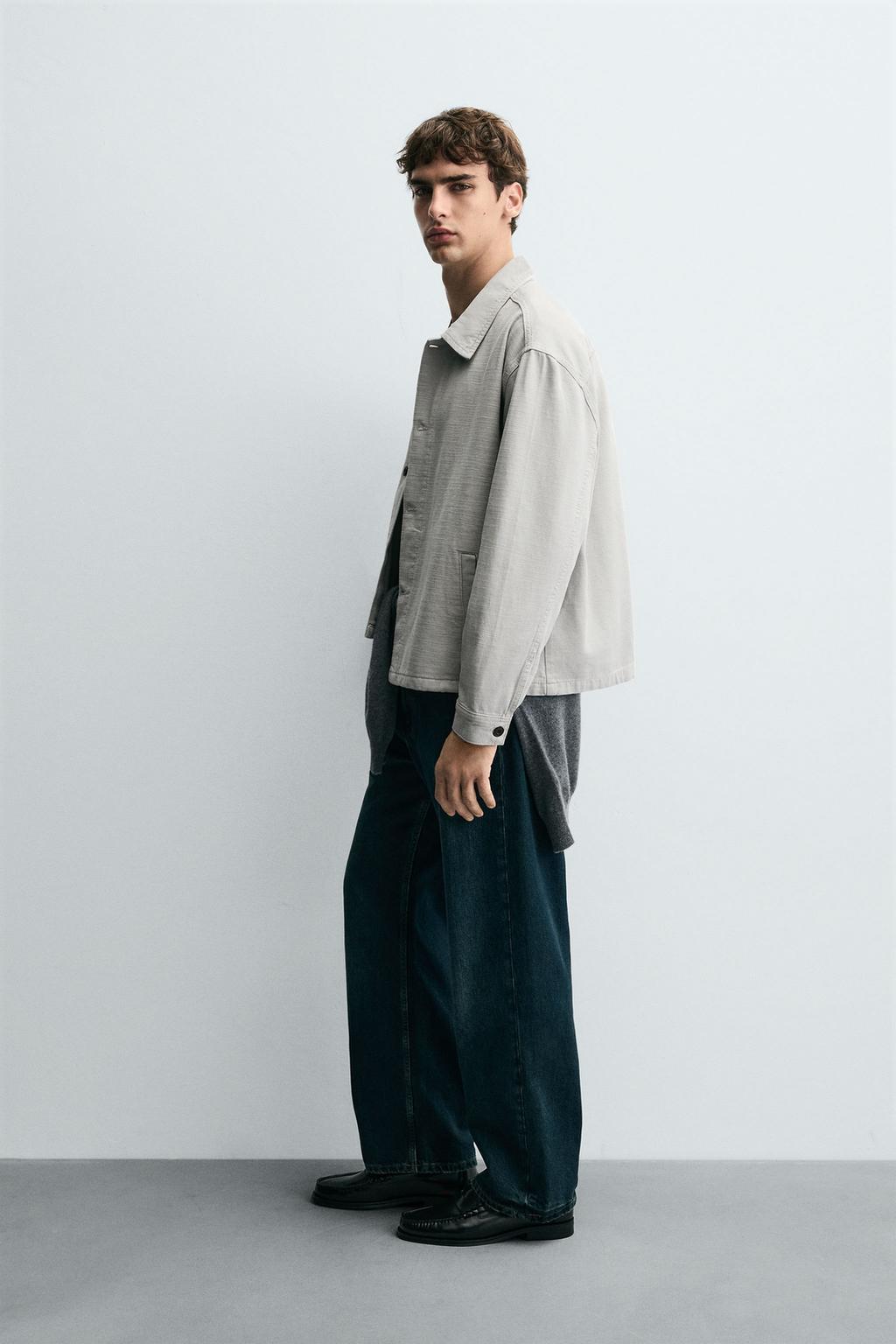 КУРТКА-РУБАШКА BOXY FIT В ЕЛОЧКУ