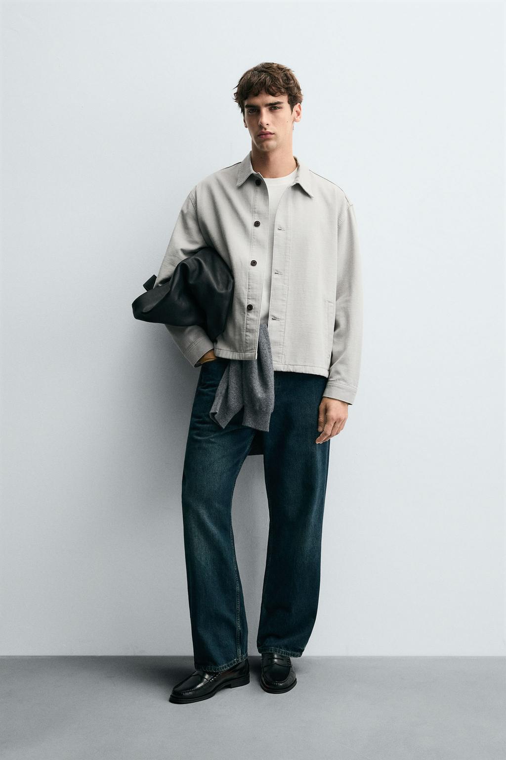 КУРТКА-РУБАШКА BOXY FIT В ЕЛОЧКУ