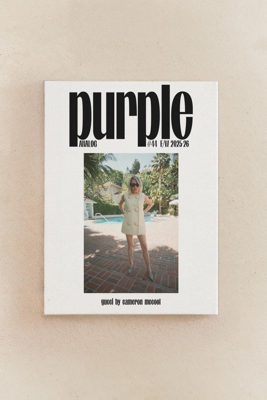 Журнал purple 44 фиолетовый