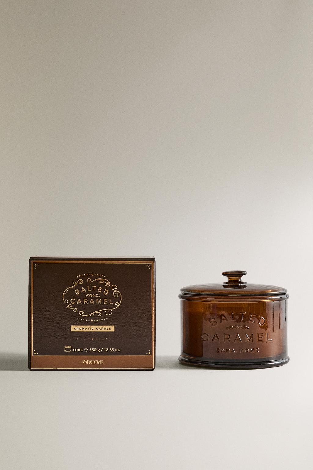 (350 g) подсоленный карамельный ароматический свеча