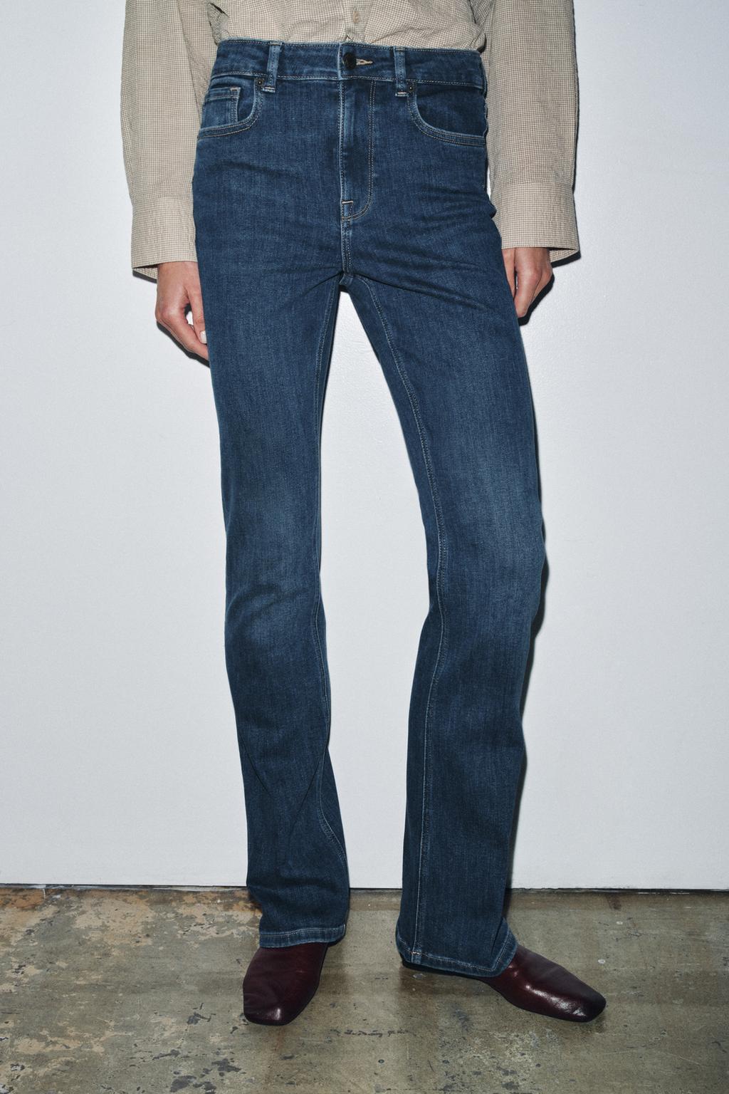 ДЖИНСЫ BOOTCUT С ВЫСОКОЙ ПОСАДКОЙ — ZW COLLECTION