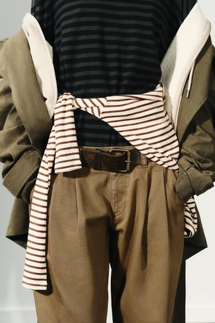 Брюки чинос с низкой посадкой- Заказать в России