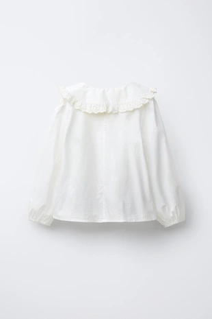 Рубашка с круглым воротником- Заказать в России