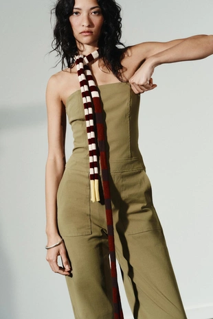 Купить Zara Длинный комбинезон без бретелей