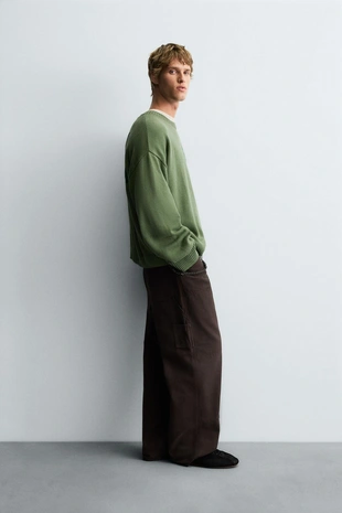 Джемпер BOXY FIT с принтами- Заказать в России