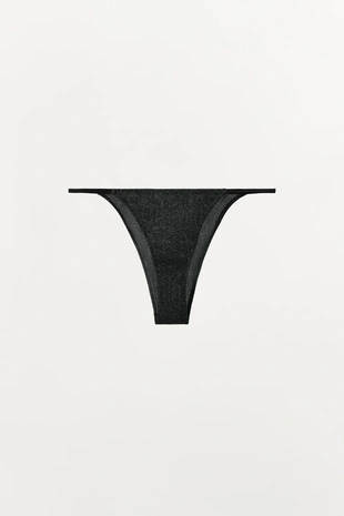 Трусы-танга с металлизированной нитью- Заказать в России