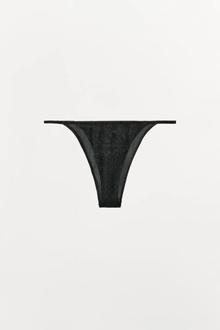 Трусы-танга с металлизированной нитью- Заказать в России