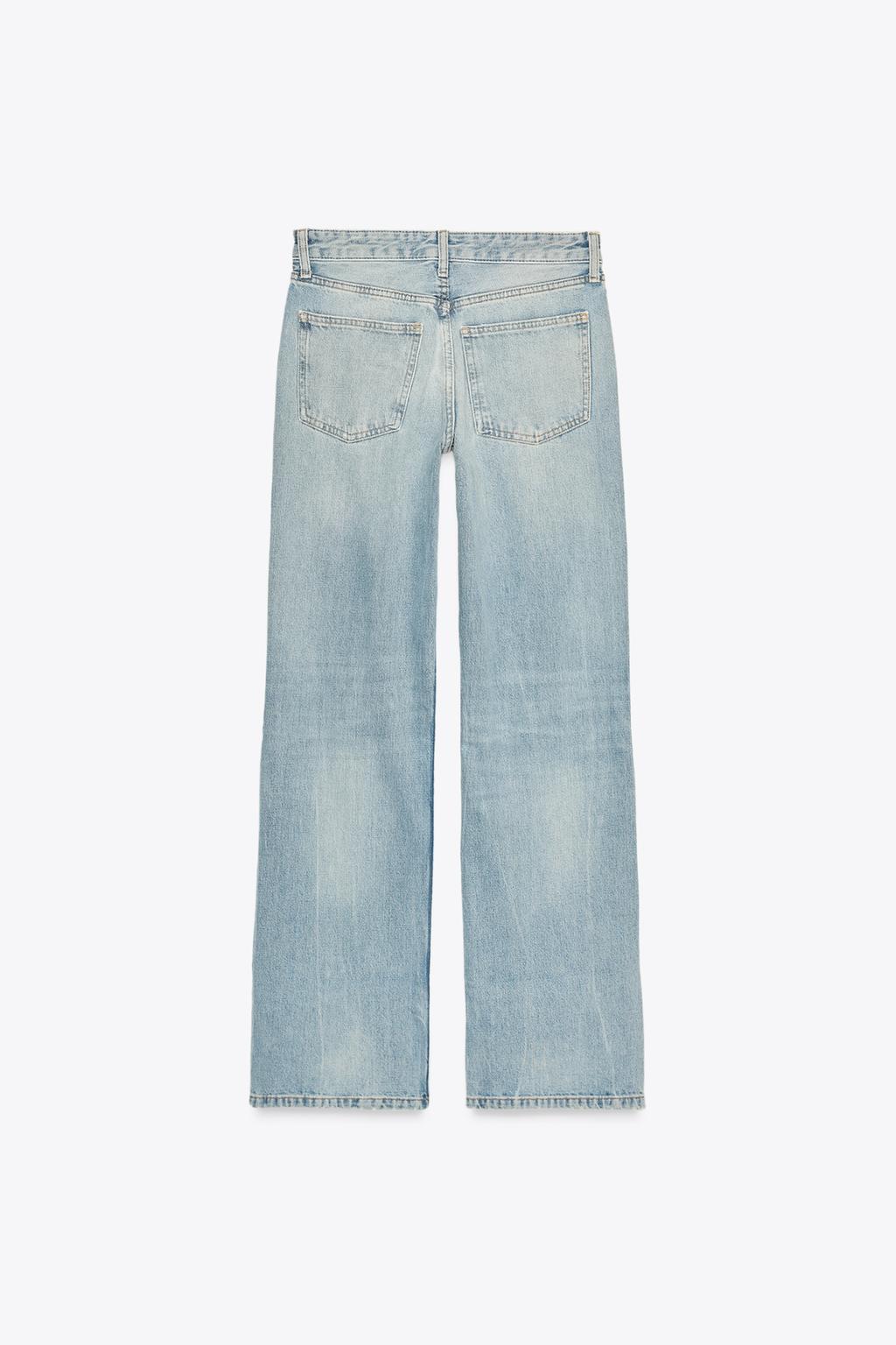 ДЖИНСЫ TRF WIDE-LEG СО СРЕДНЕЙ ПОСАДКОЙ