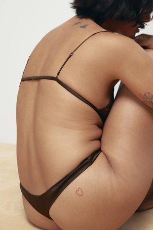 Треугольный шелковый бралетт- Заказать в России