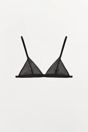 Треугольный бралетт с металлизированной нитью- Заказать в России
