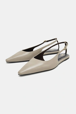 Кожаные туфли-мюли- Заказать в России