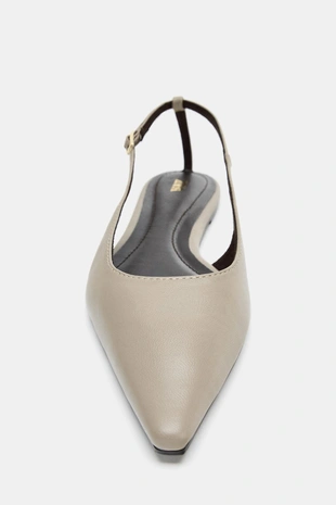 Кожаные туфли-мюли- Заказать в России