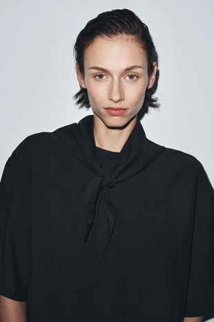 Струящаяся блуза с платком — ZW COLLECTION- Заказать в России