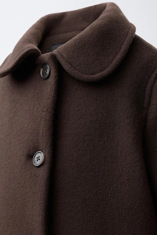 Длинное пальто из шерсти и кашемира- Заказать в России