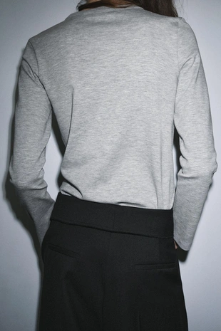 Футболка INTERLOCK с длинными рукавами- Заказать в России