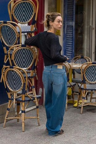 Кардиган из шерсти и альпаки в технике «поинтелль»- Заказать в России