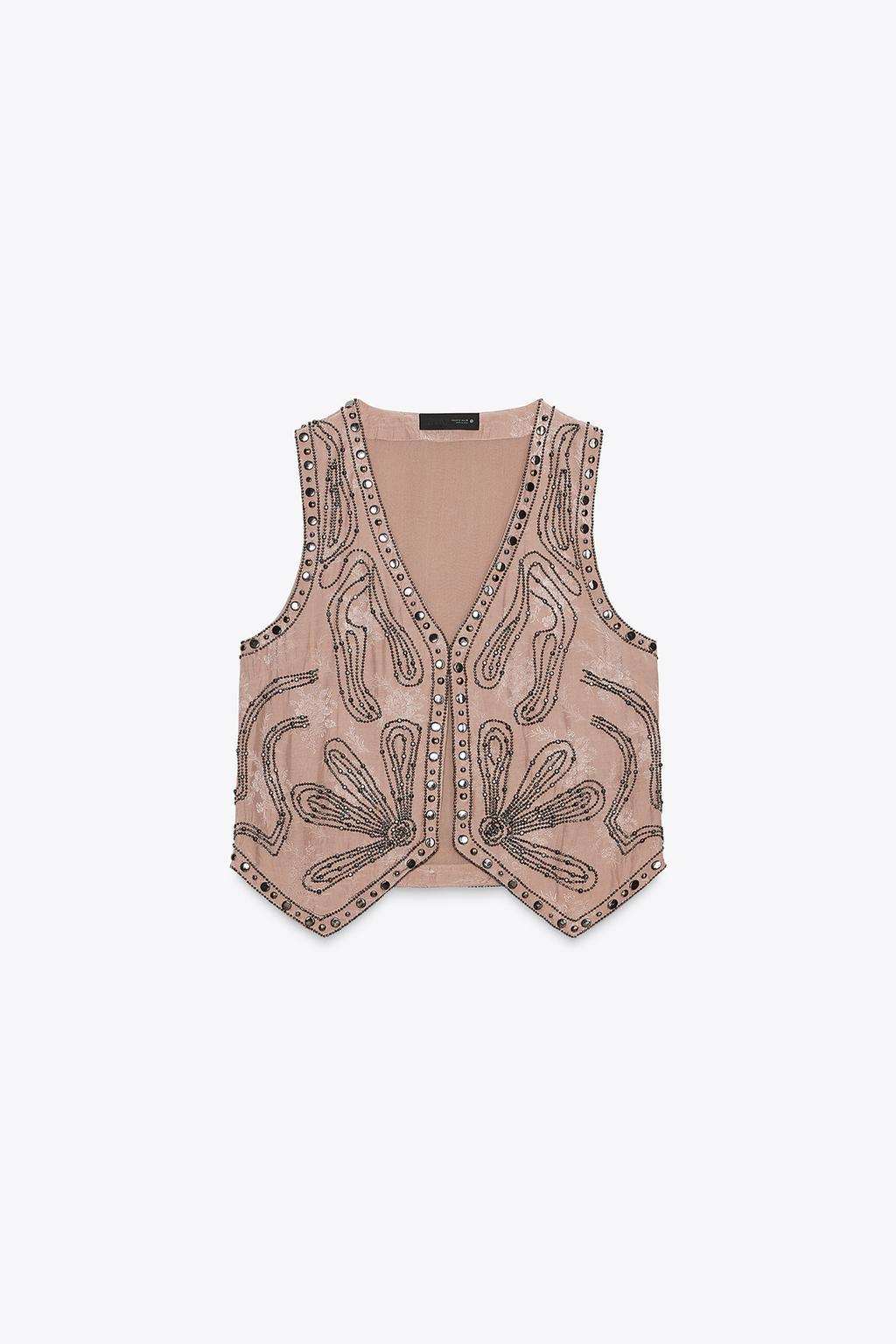ЖИЛЕТ С БУСИНАМИ — ZW COLLECTION