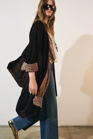 Бархатное кимоно — ZW COLLECTION- Заказать в России