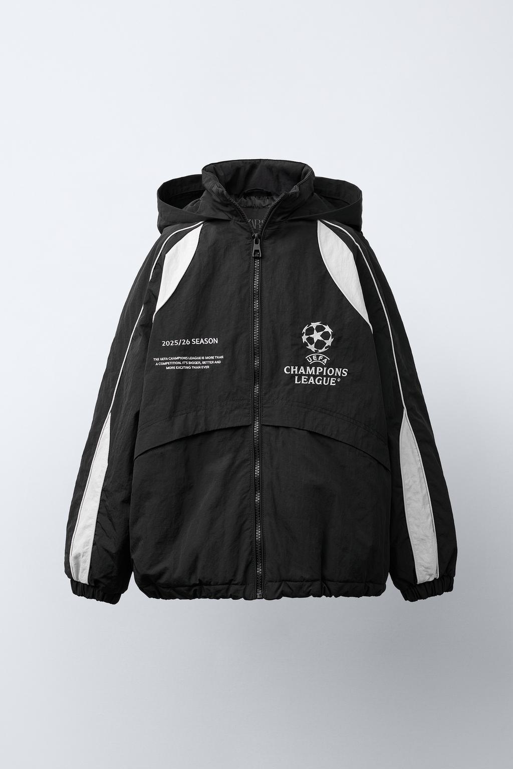 КУРТКА WATER REPELLENT С КАПЮШОНОМ UEFA CHAMPIONS LEAGUE ®
