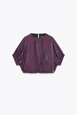 Атласный топ-баллон- Заказать в России