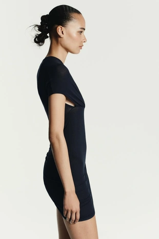 Топ из мягкого модала на запáхе- Заказать в России