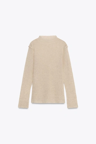 Трикотажный свитер с воротником «перкинс»- Заказать в России