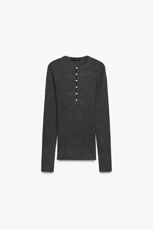 Джемпер в рубчик- Заказать в России