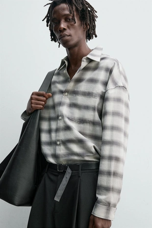 Рубашка оксфорд оверсайз- Заказать в России