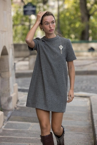 Платье с колосками и украшениями- Заказать в России