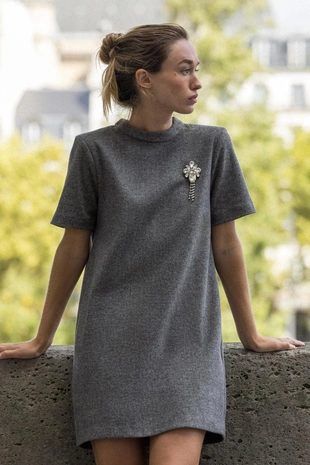 Платье с колосками и украшениями- Заказать в России