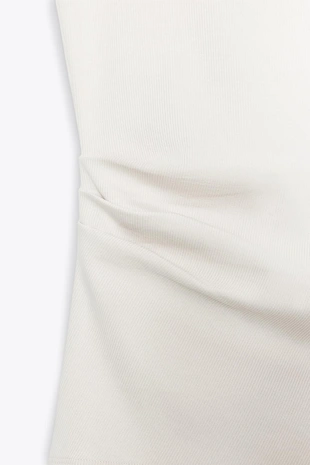 Топ в рубчик со сборками- Заказать в России