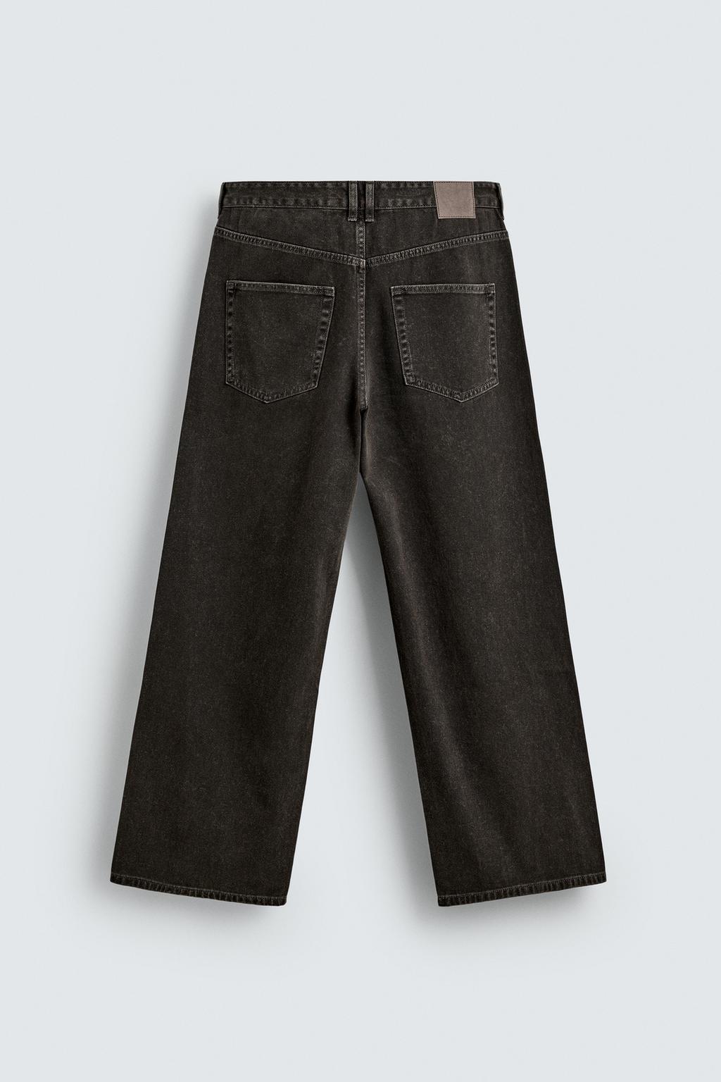 БРЮКИ RELAXED FIT СО СМЕЩЕННЫМ ШВОМ