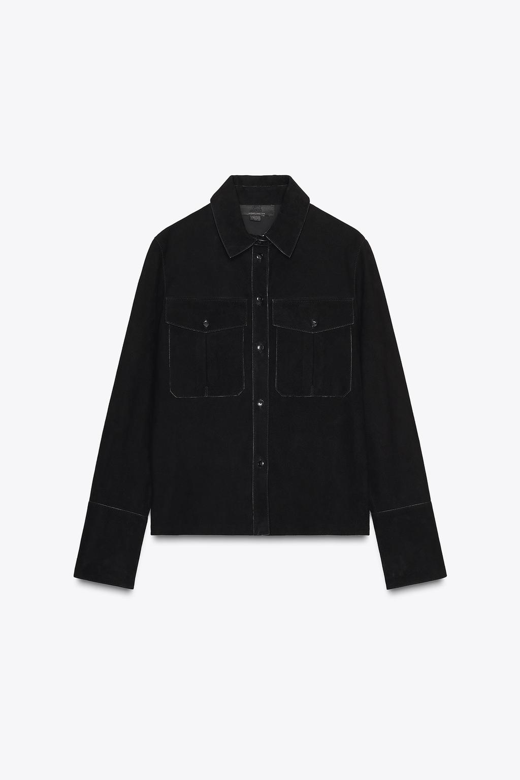 РУБАШКА ИЗ ЗАМШИ — ZW COLLECTION