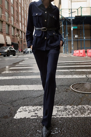 Брюки прямого кроя- Заказать в России