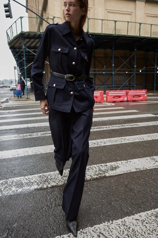 Брюки прямого кроя- Заказать в России