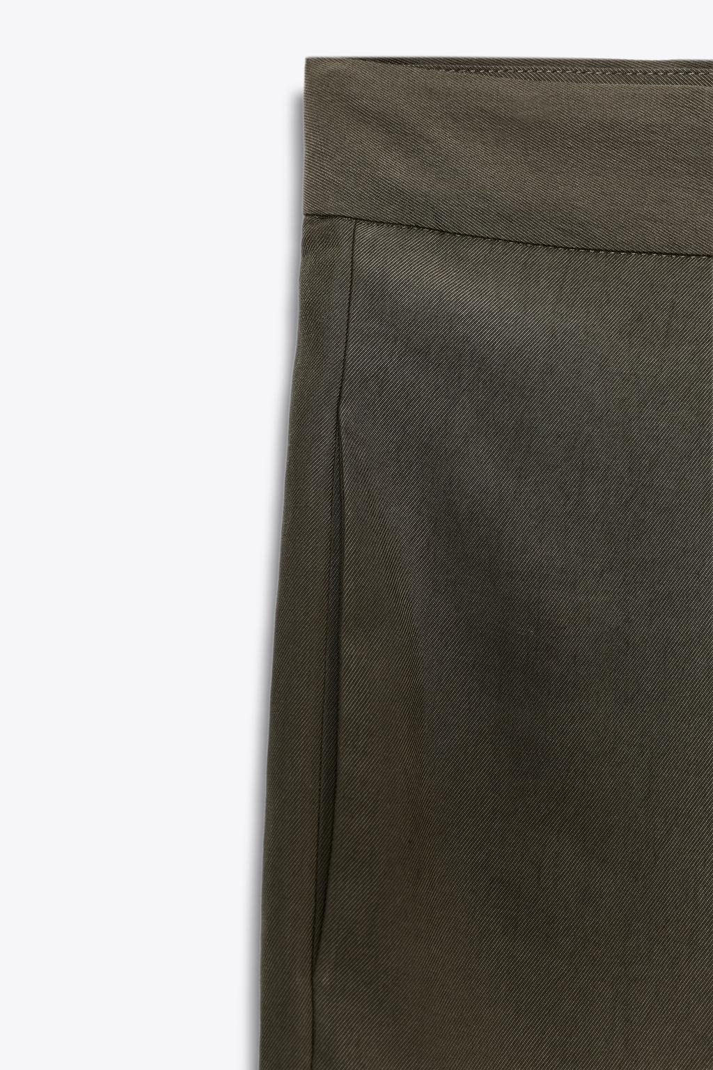 БРЮКИ С ЗАЩИПАМИ С ПЕРЕДИ — ZW COLLECTION