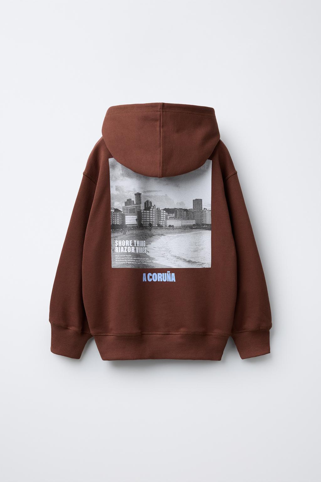 ХУДИ С КАПЮШОНОМ «ГОРОД A CORUÑA»