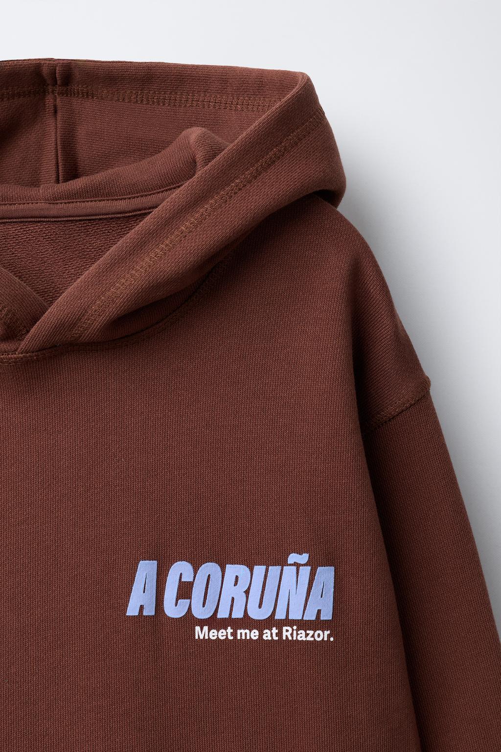ХУДИ С КАПЮШОНОМ «ГОРОД A CORUÑA»