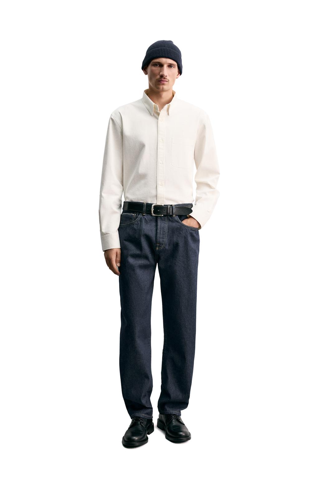 ДЖИНСЫ STRAIGHT ДЛИНОЙ ДО ЩИКОЛОТКИ SELVEDGE