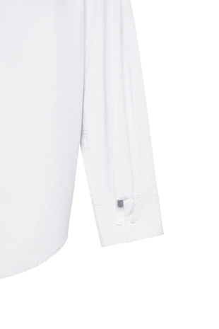 Рубашка классического кроя из поплина- Заказать в России