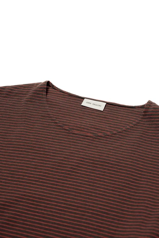 Жаккардовая футболка в полоску- Заказать в России