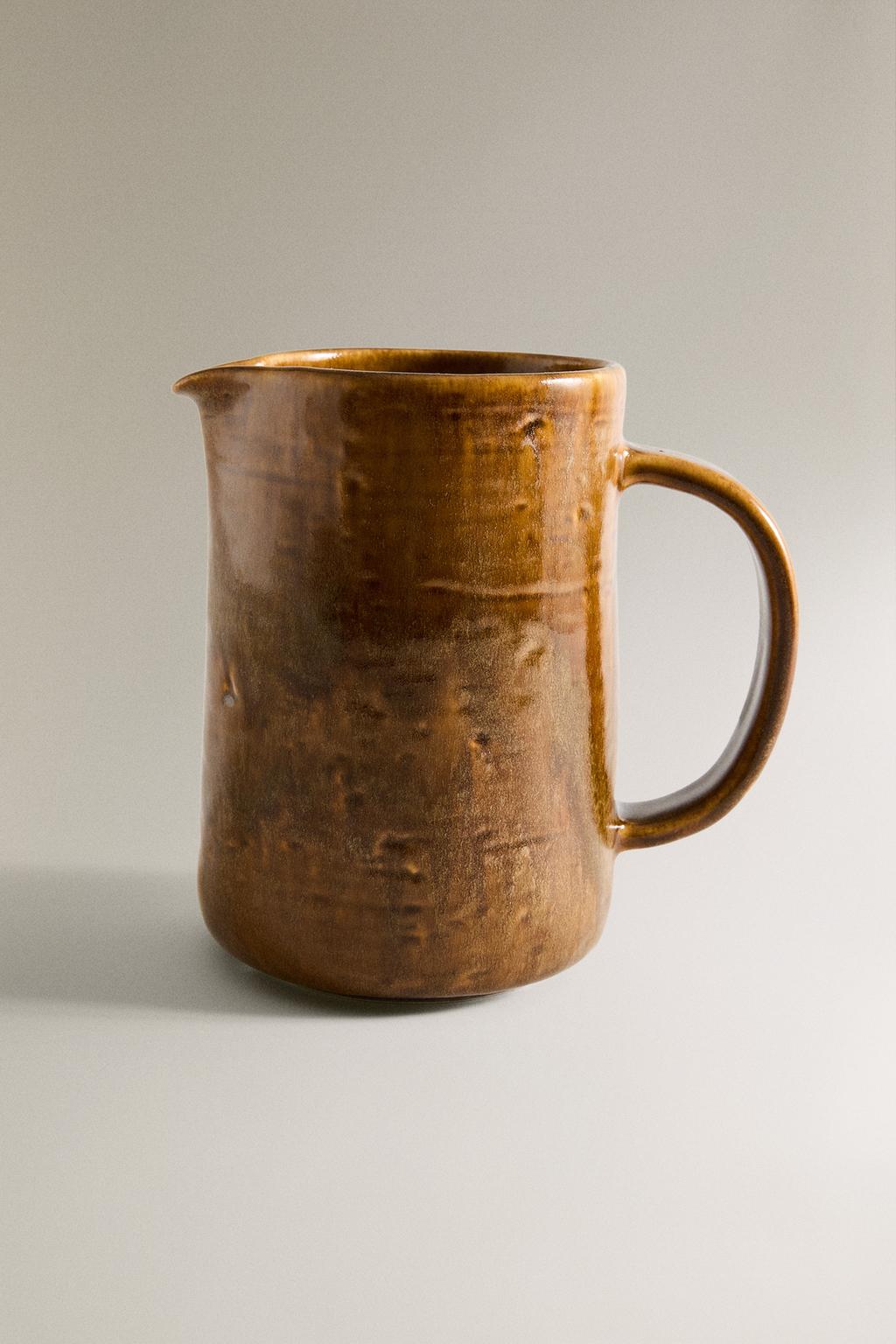 Кувшин из керамики stoneware earth