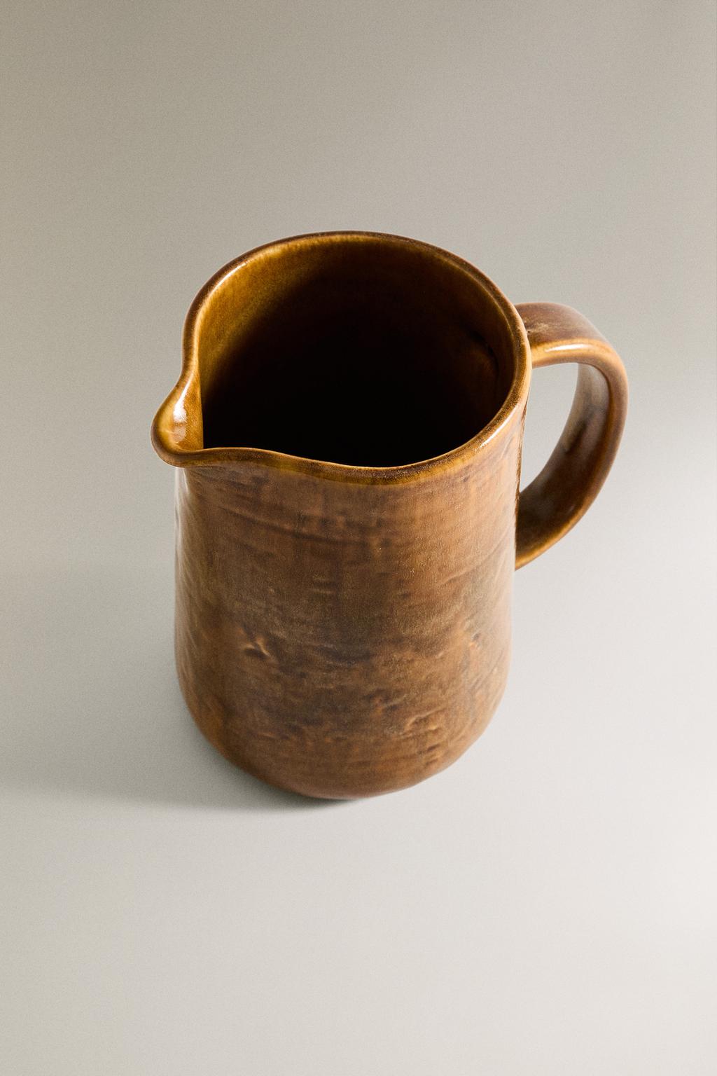 Кувшин из керамики stoneware earth