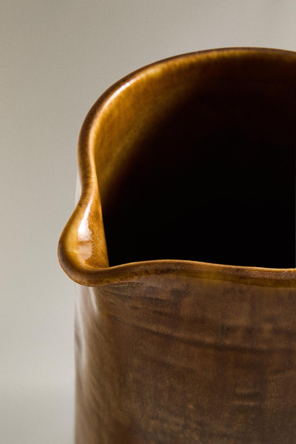 Кувшин из керамики stoneware earth